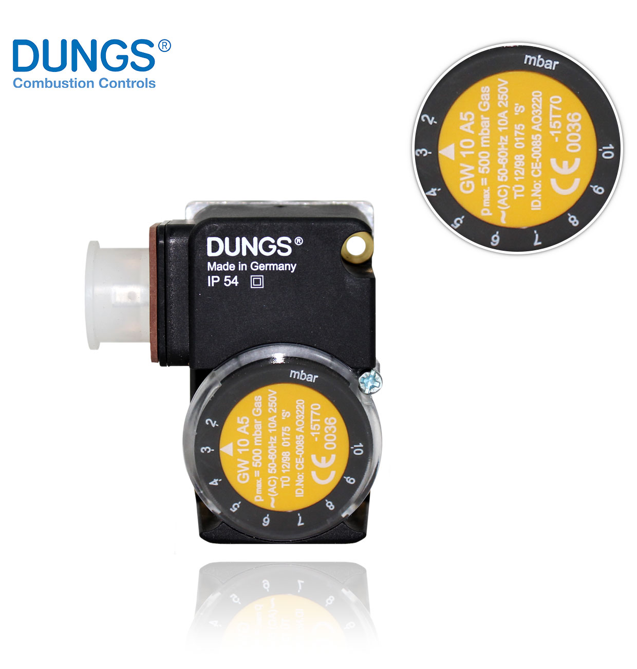 dungs gw10a5 basınç anahtarı hava gaz presostatı